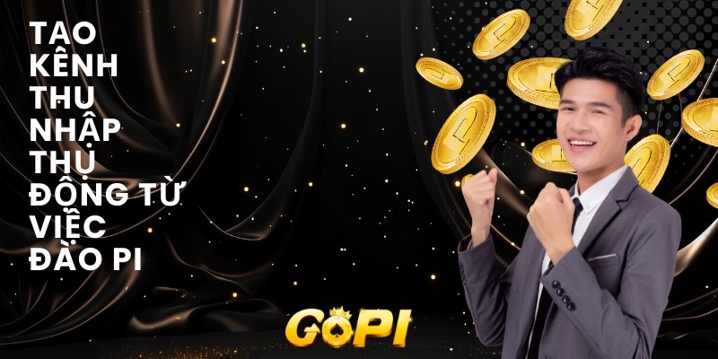 Tạo kênh thu nhập thụ động từ việc đào PI kiếm tiền